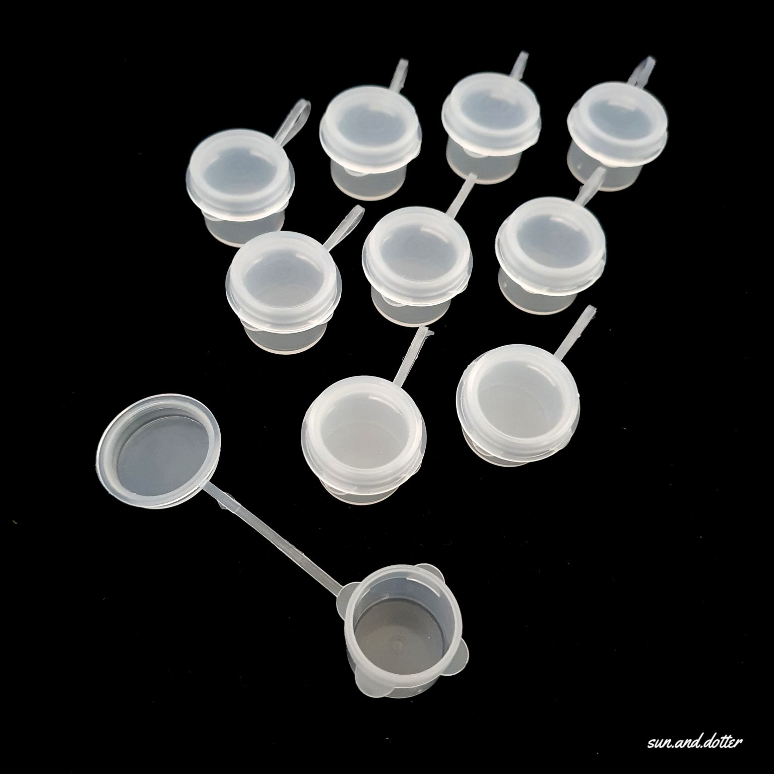 Paint Pots Sun and Dotter