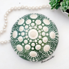 Emerald Stardust Mandala Stone