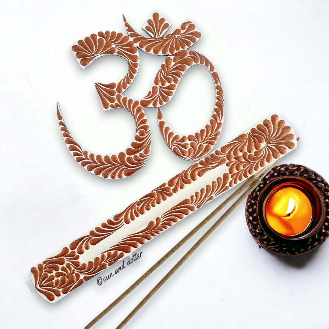 Swoosh Aum and Incense Set